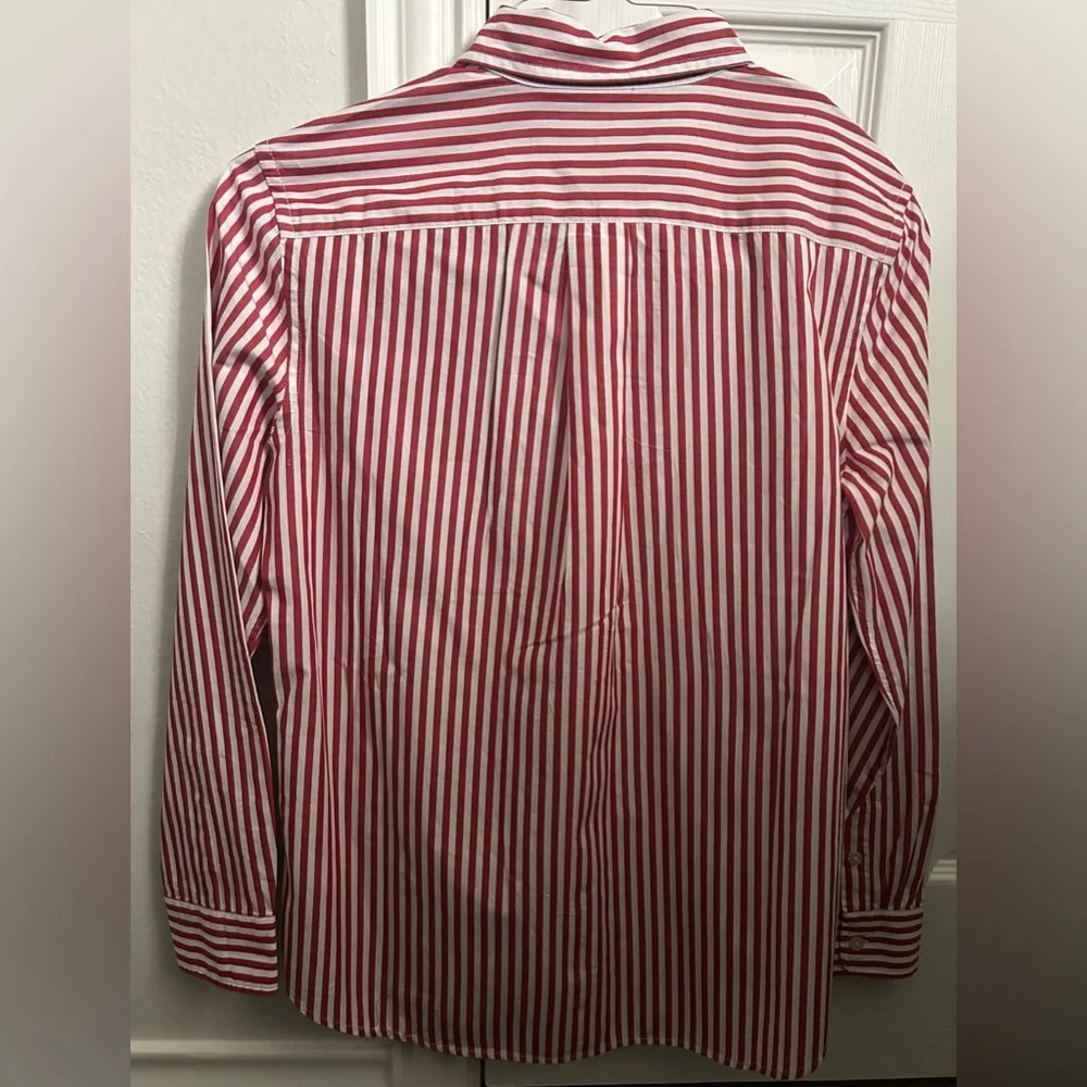 Ralph Lauren | red and white Cotton Oxford Shirt